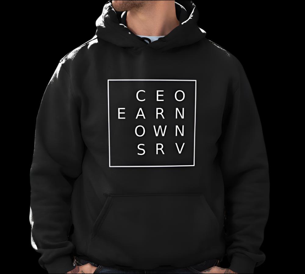 CEO, motivational shirts, tops, black hoodie, sweater, free shipping, positivity, ontario, canada, usa,